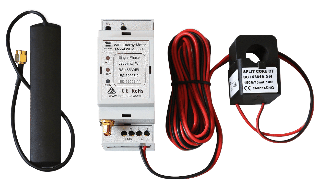 เฟสเดียว Wi-Fi มิเตอร์พลังงาน (WEM3080)